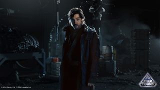Diego Luna as Cassian Andor in Star Tours