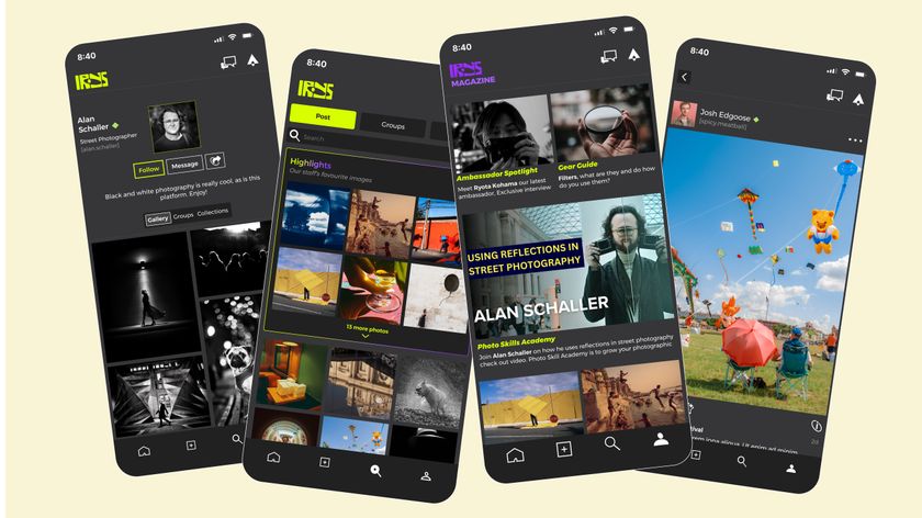 Irys photo sharing app