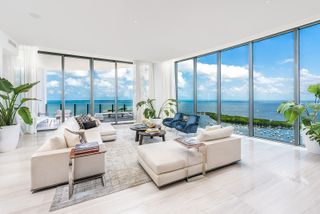 Penthouse interior at OMA’s Park Grove, Miami