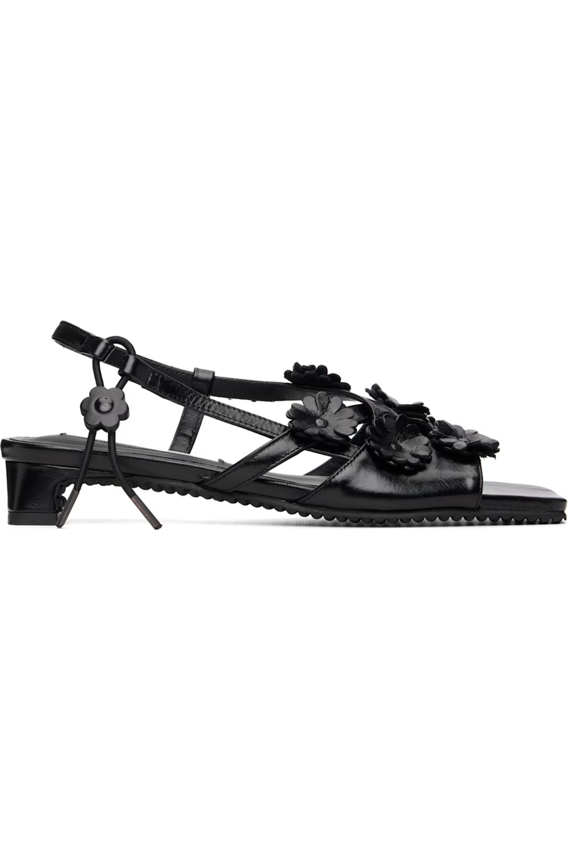 Cecilie Bahnsen Black Cbarna Heeled Sandals.