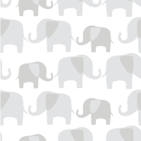 Mack + Milo Alessandra Elephant Parade 5.5m L x 52cm W Animals Roll Wallpaper | £24.99 per roll at Wayfair