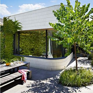 dream homes melbourne exterior with garden