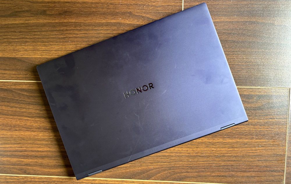 Honor MagicBook Pro 16 on a table