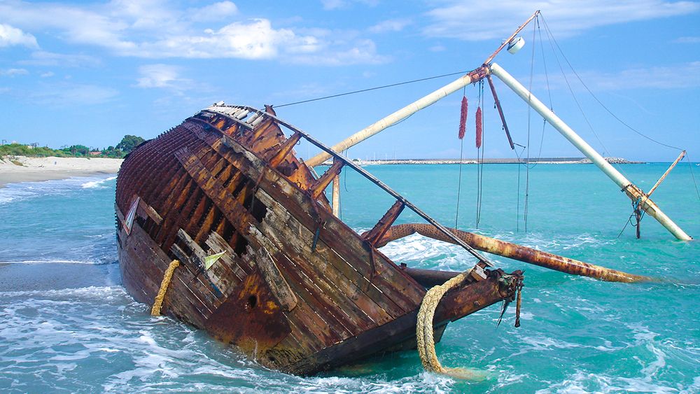 Pirate ship wreck