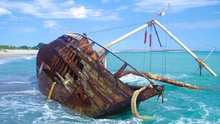 Pirate ship wreck