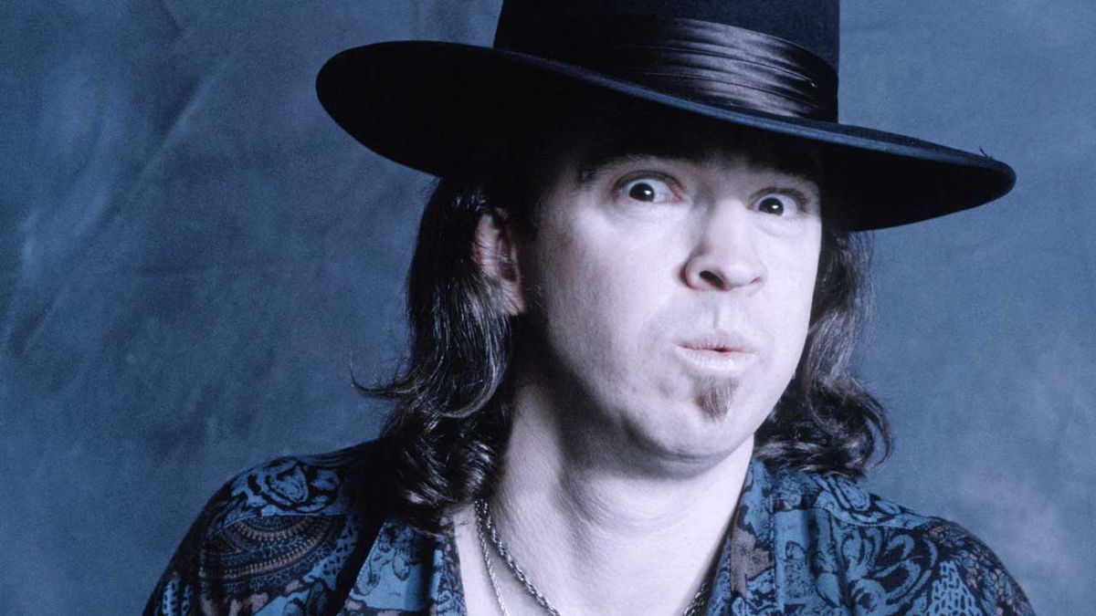 Stevie Ray Vaughan studio portrait