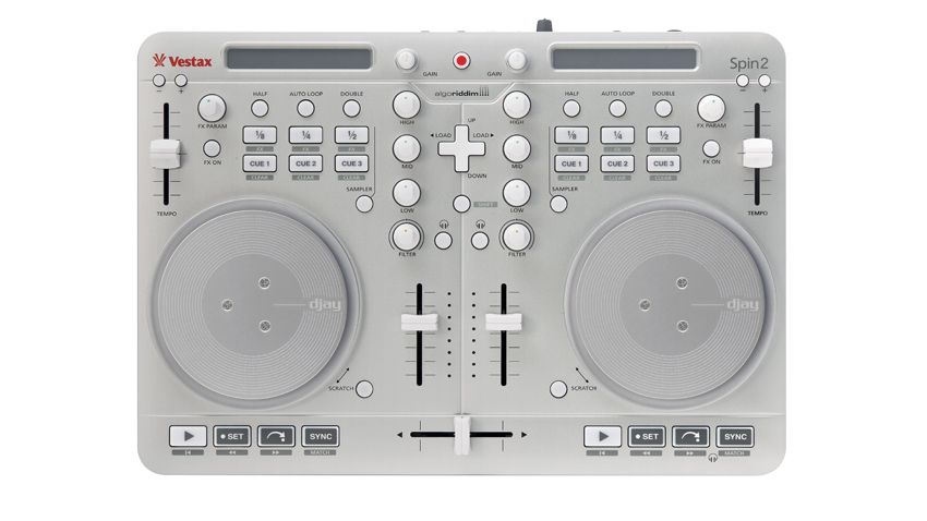 Vestax Spin 2: use it to control djay on your Mac or iOS device.
