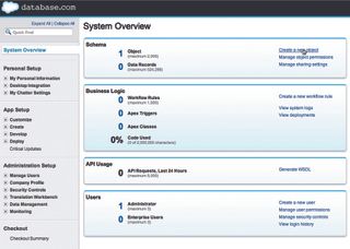 Database.com is part of the SalesForce suite of services, giving you a cloud-hosted DB