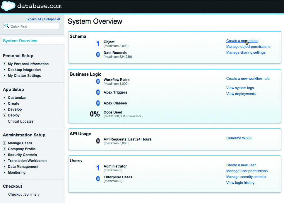 Database.com is part of the SalesForce suite of services, giving you a cloud-hosted DB