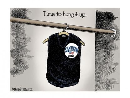 Santorum's spring cleaning