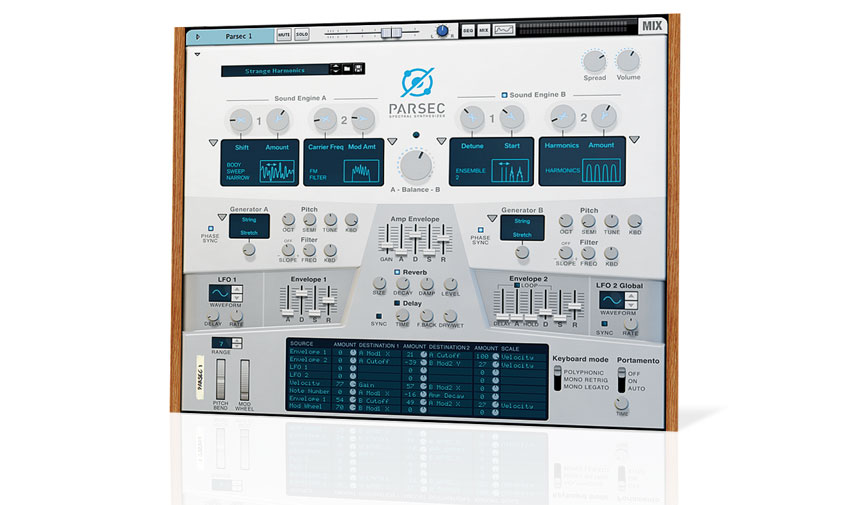 Each of the four Modifiers gives a choice of 22 frequency-tinkering algorithms