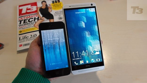 HTC One max vs iPhone 5