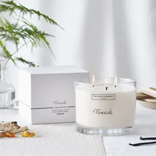 Fireside candle from The White Company