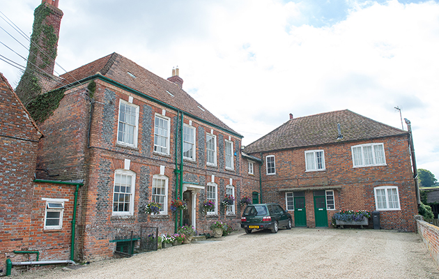 The beautiful house at West Lockinge Farm