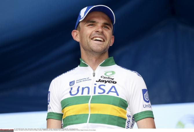 Jack Bobridge (UniSA) won a break though Tour Down Under stage today