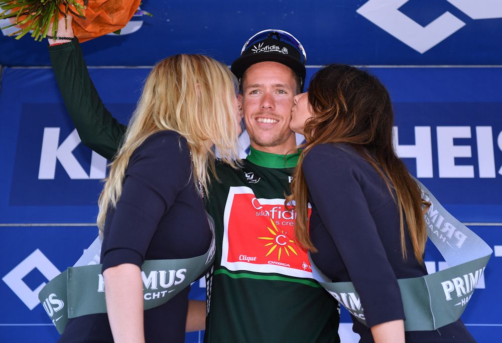 Kenneth van Bilsen in the Belgium Tour's Black jersey