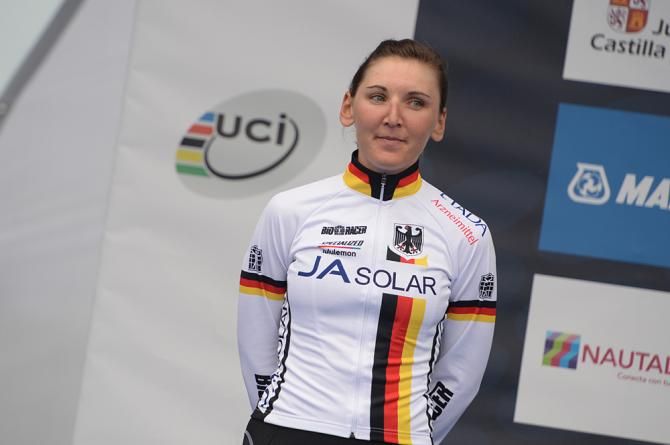Lisa Brennauer (German) was second on the day