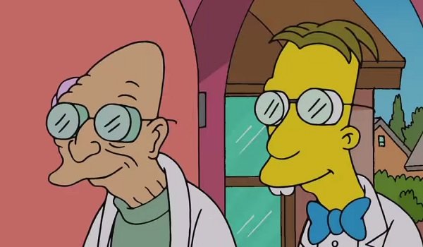 Professor Frink and Professor Farnsworth. 