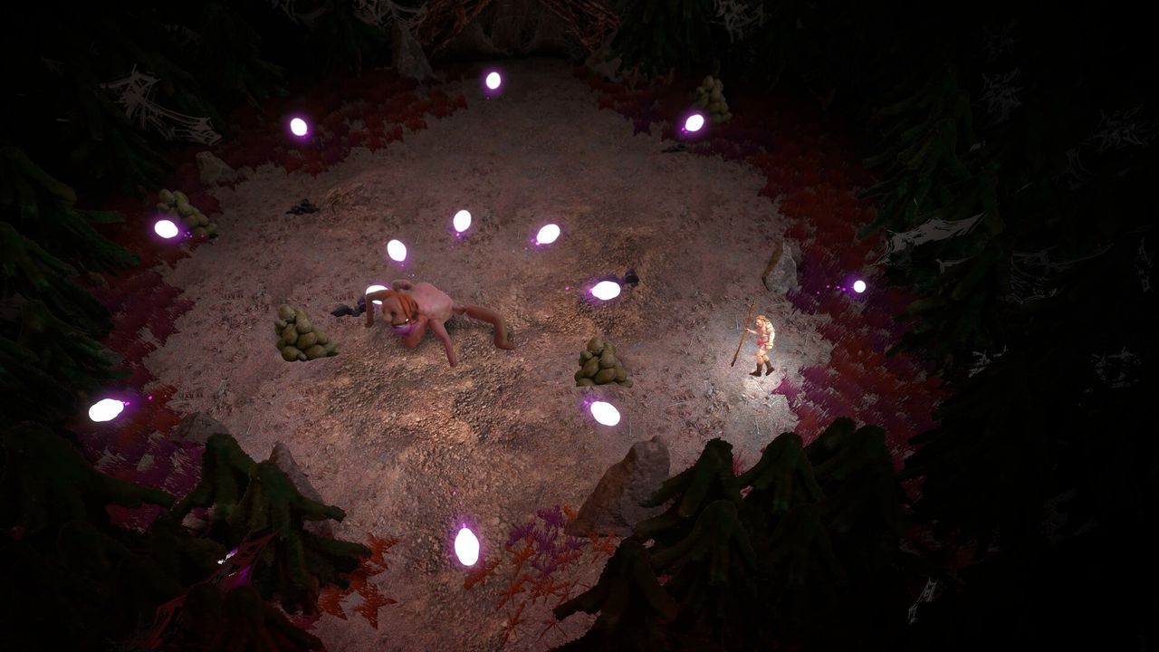 bullet hell boss fight in Judero