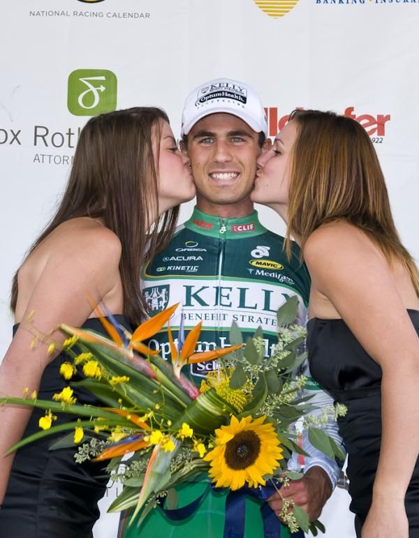 The 2011 Univest Grand Prix Criterium winner, Jesse Anthony (Kelly Benefit Strategies).