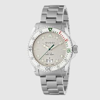 best watches for women Gucci silver dive watch