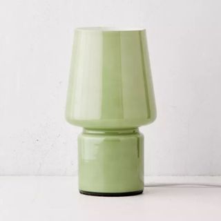 Light green table lamp