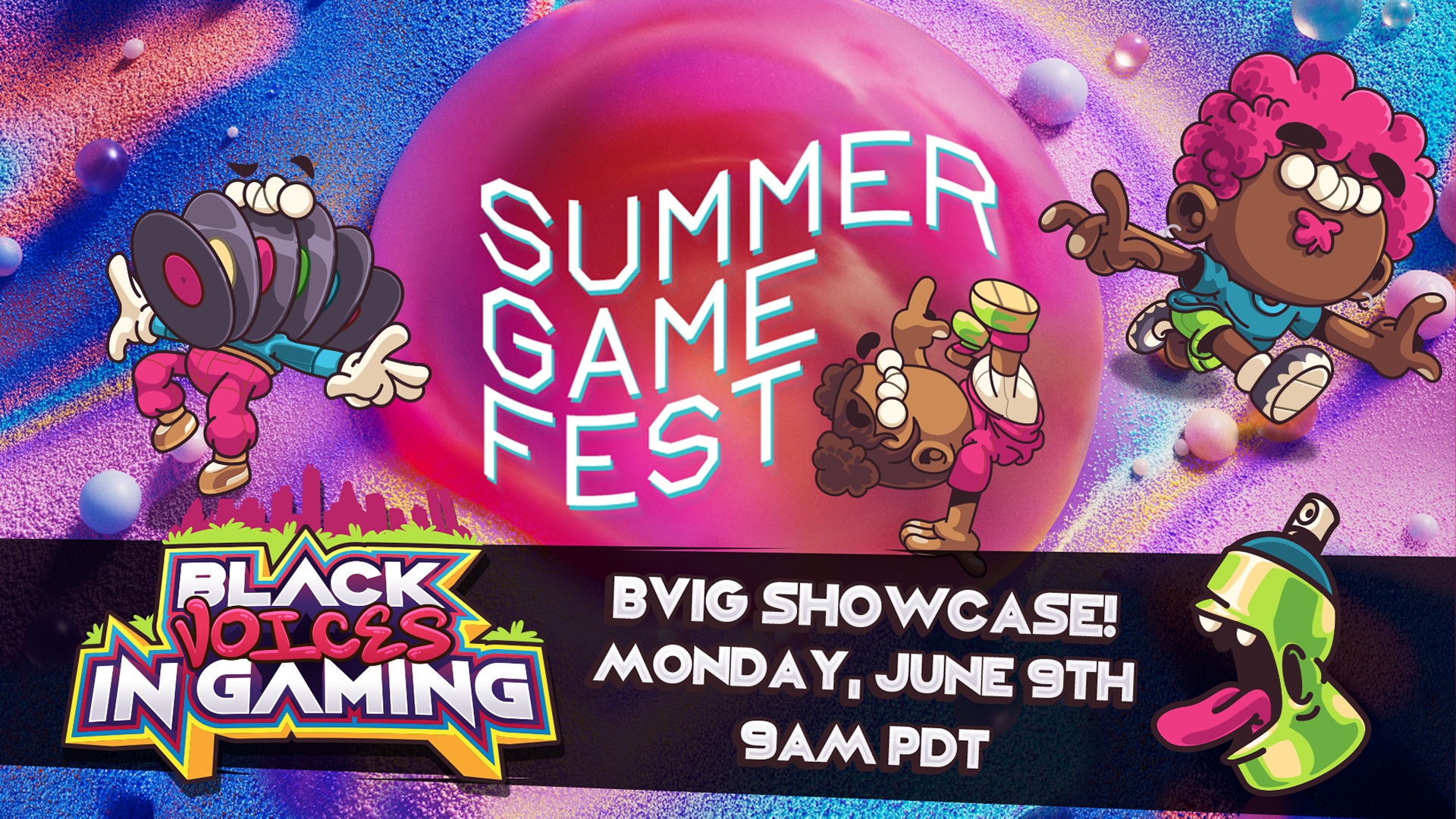 Black Voices in Gaming showcase banner