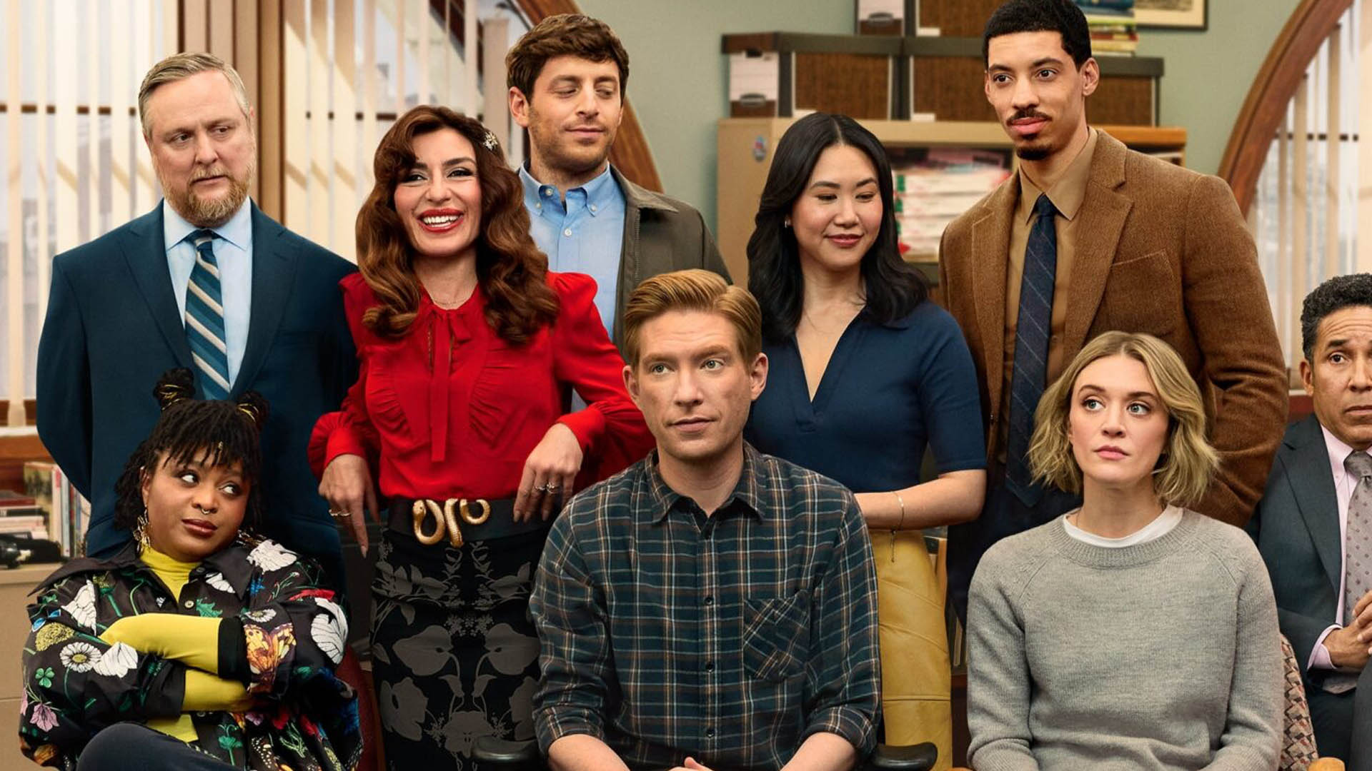 The cast of The Paper.