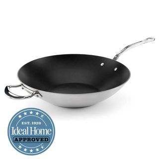Samuel Groves Non-stick stainless-steel wok 32cm, Ideal Home Approved