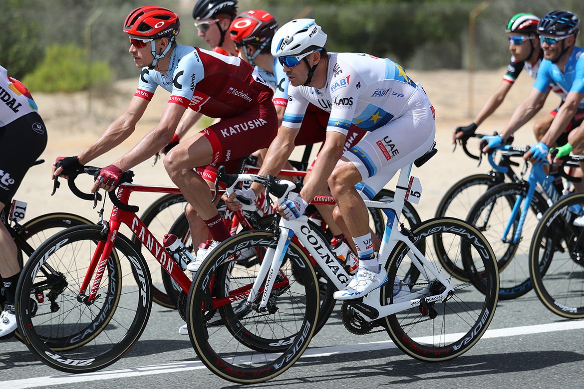 Alexander Kristoff in the peloton