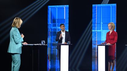 Rishi Sunak and Liz Truss at the ITV debate