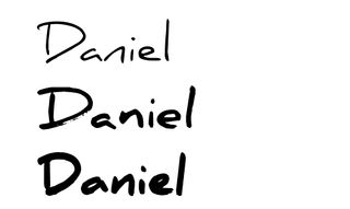 Best free handwriting fonts: Daniel