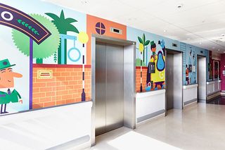 University College Hospital mural