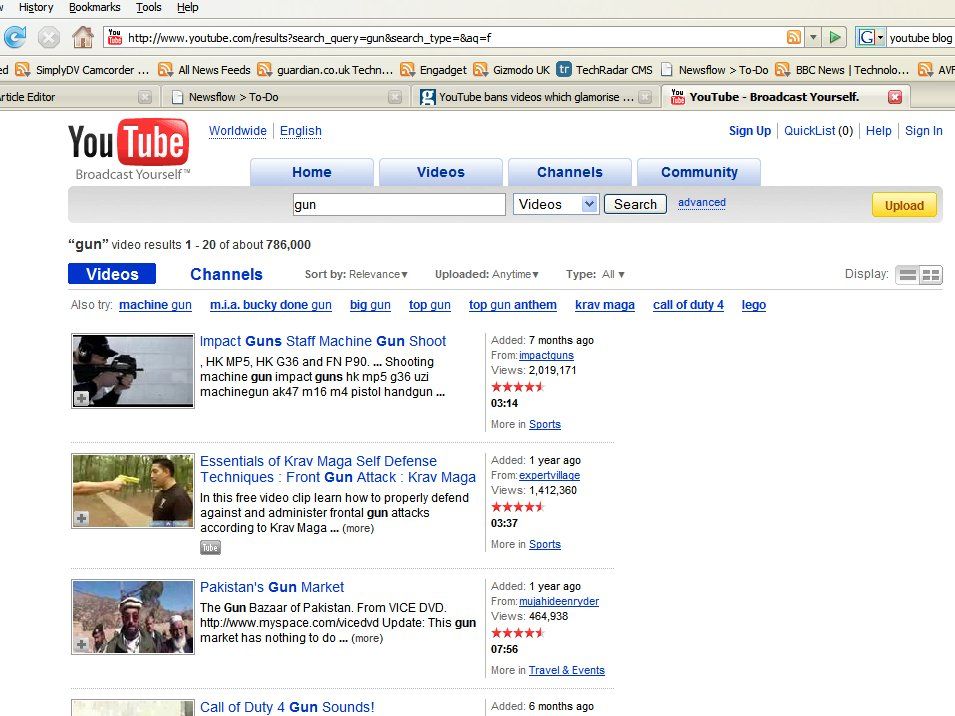 YouTube bans videos glorifying gun crime | TechRadar
