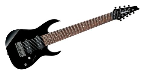 Aside from the wider neck and pickups, the RG9 is the spitting image of Ibanez's recent Iron Label RG series