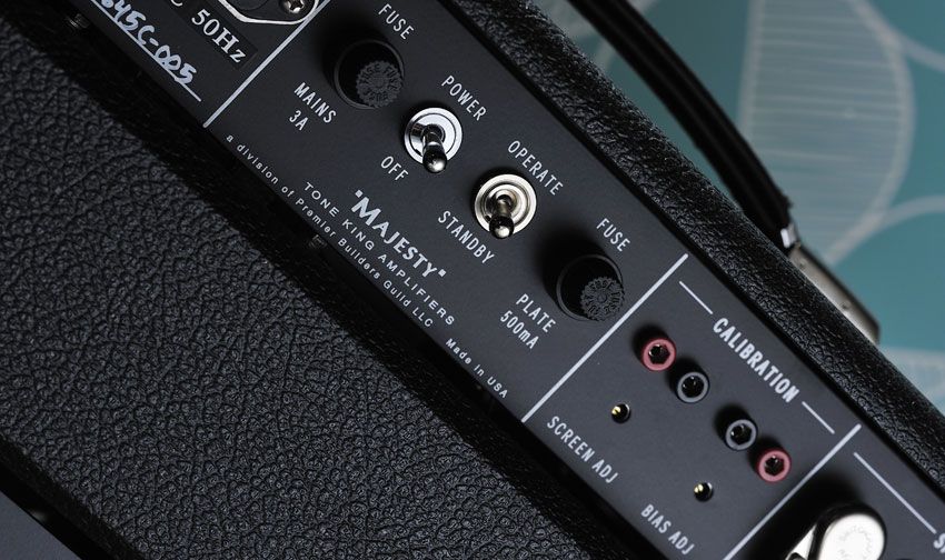 The screen voltage adjustment is housed on the Royalist's rear panel