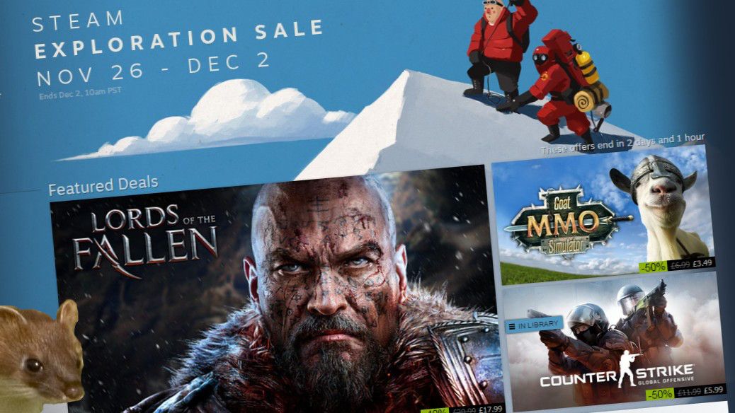 Steam sale is here. Repeat Steam sale is here. PC Gamer