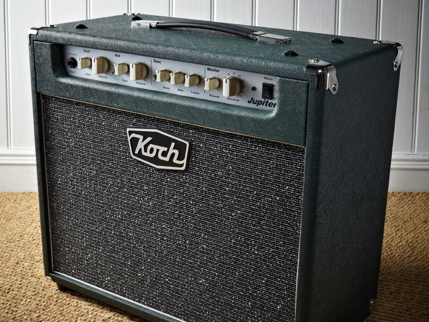 The Koch Jupiter 1 x 12's green vinyl-clad exterior oozes understated cool.