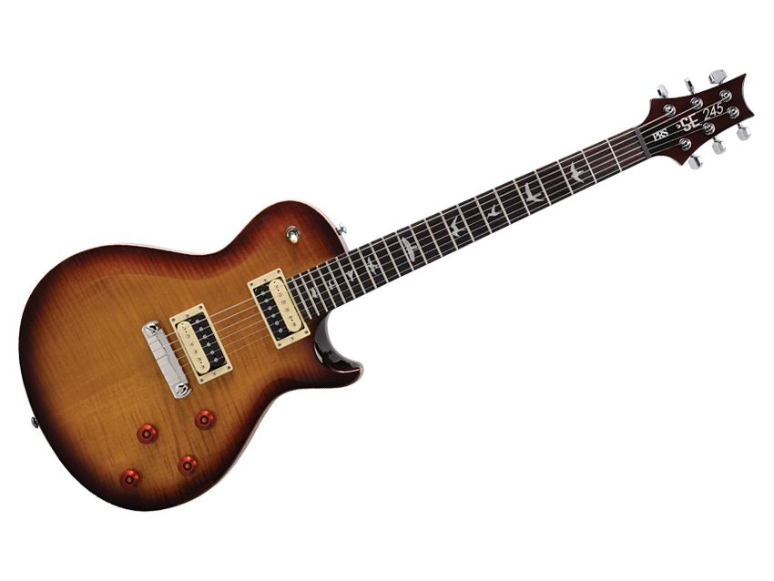 This maple-topped mahogany body is a heavy beast, but it pays you back with tons of sustain.