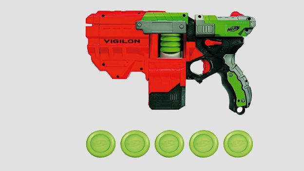 The Kids: Nerf Vortex Vigilon Blaster