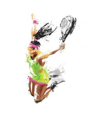 Serena Williams illustration