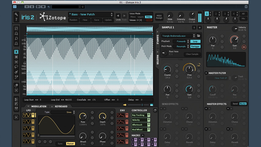 iZotope&#039;s Iris 2 is our sonic weapon of choice.