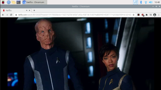 Screenshot of Star Trek Discovery on Netflix