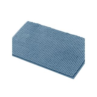 Bohumil Bath Rug in blue with Non-Slip Backing