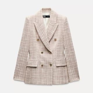 Zara textured blazer