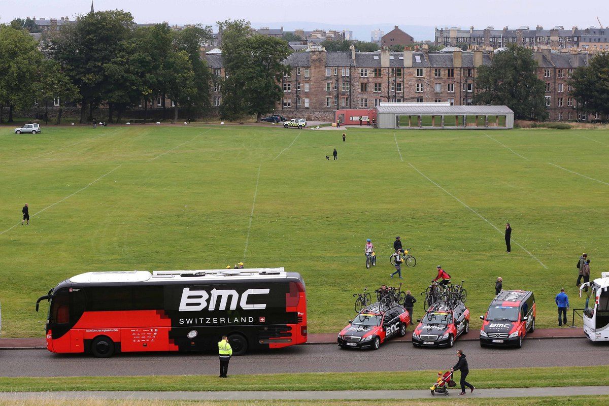 The BMC team bus