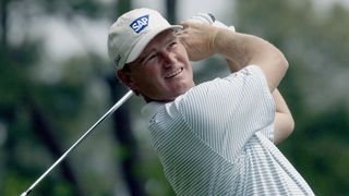 Ernie Els takes a shot at the 2004 Masters
