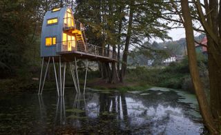Exterior view of Treehouse Solling, by Andreas Wenning, Uslar, Germany