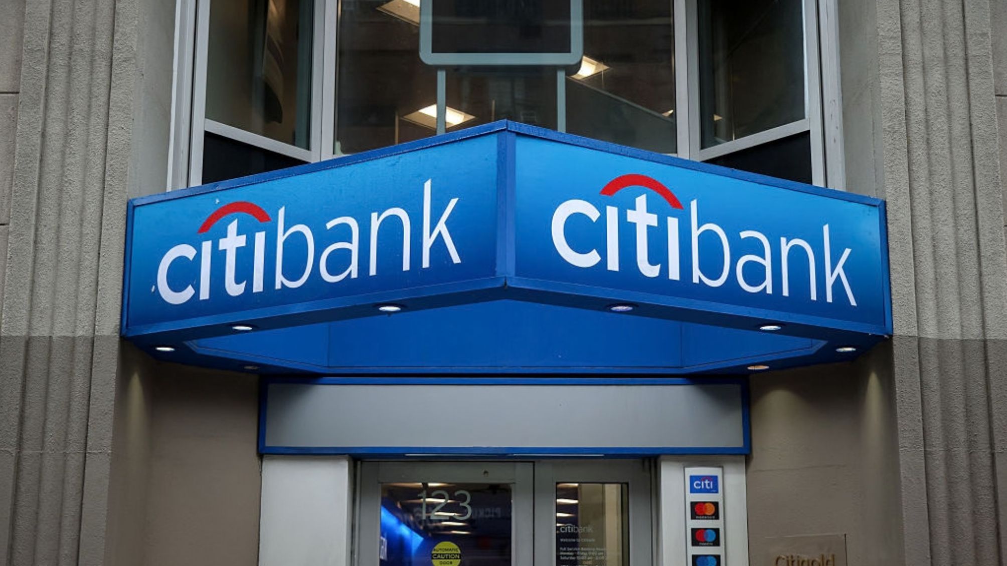A Citibank branch in New York