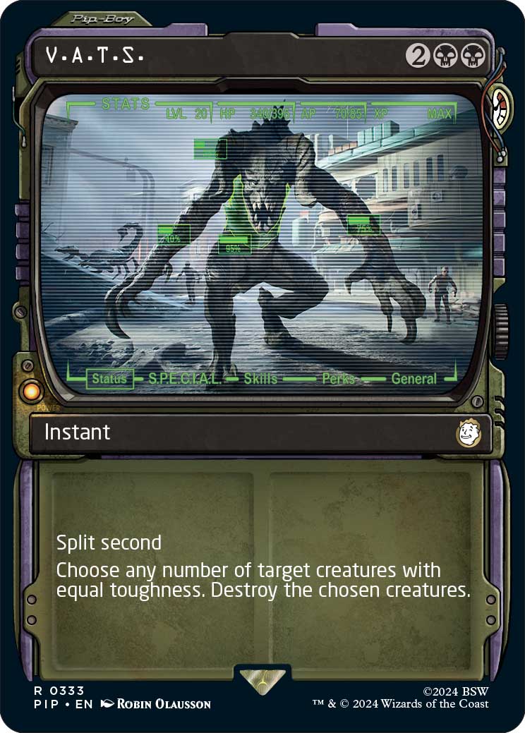 Magic: The Gathering Fallout crossover card preview